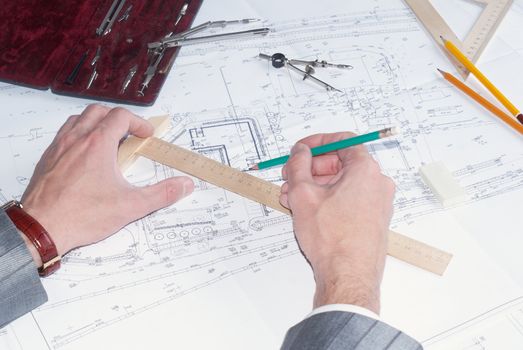 the of engineer-designer is carried out by construction plans