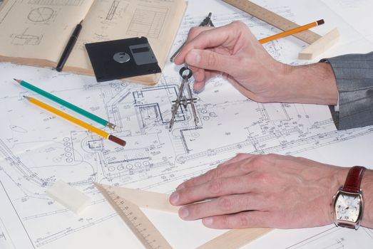 the of engineer-designer is carried out by construction plans