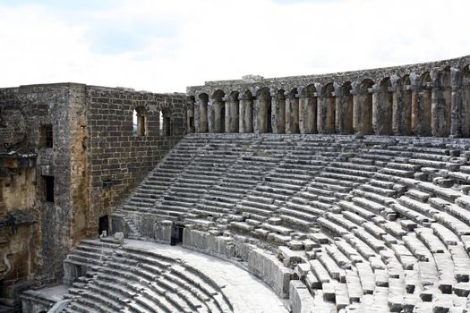 Aspendos antique theater near Antalya, Turkey