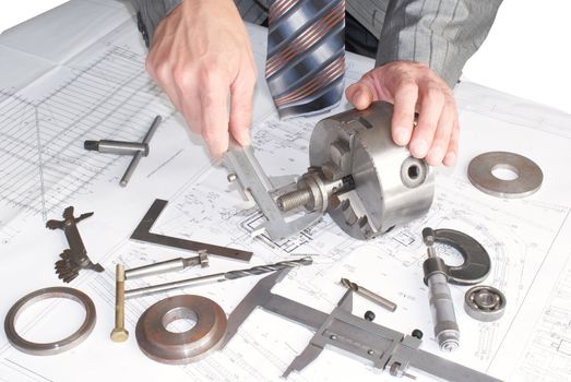 Finished goods quality assurance in mechanical engineering is carried out by the measuring tool