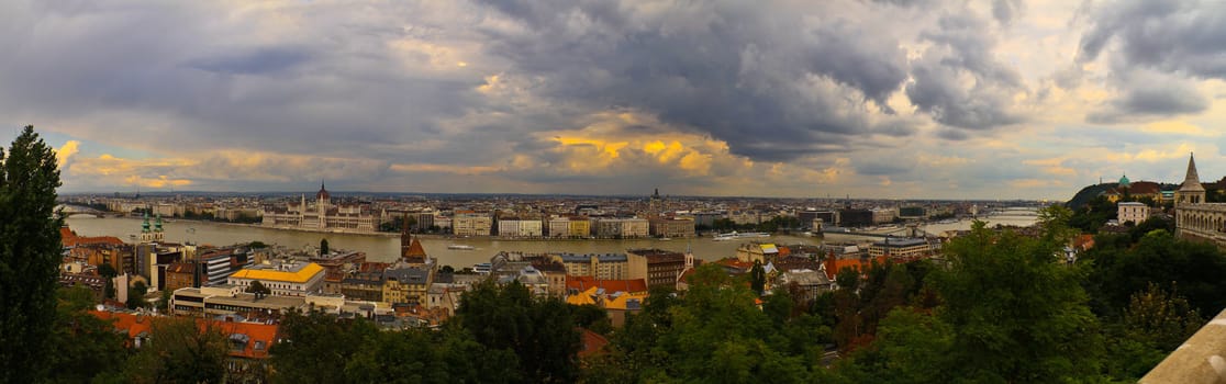 Panorama of Budapest - Hungary