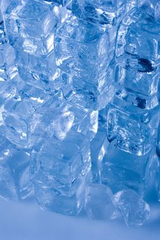 Frozen ice cubes