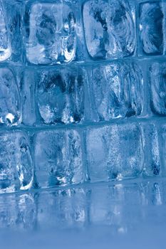 Frozen ice cubes