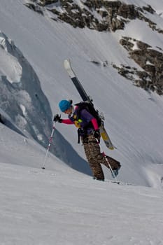 Freeride in a mountains, Caucasus, summer, 2010