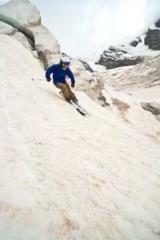 Freeride in a mountains, Caucasus, summer, 2010