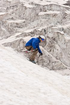 Freeride in a mountains, Caucasus, summer, 2010