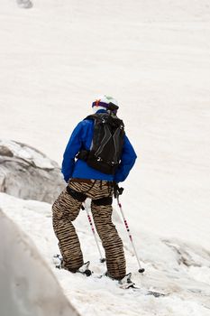 Freeride in a mountains, Caucasus, summer, 2010