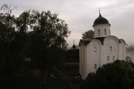 Russia. Old Ladoga. St. George's Church in the Ladoga Fortress.