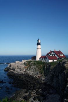 Portland Head Lighthouse located in Portland Maine