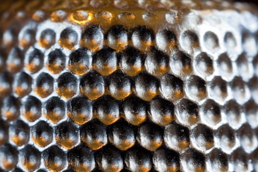 A macro shot of a thimble with a very shallow depth of field
