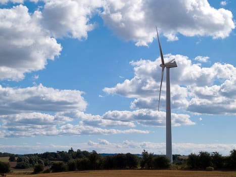 Alternative efficient energy modern turbine wind electricity mill