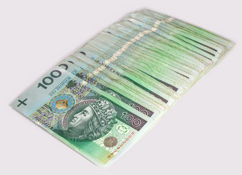 Polish 100 zloty banknotes