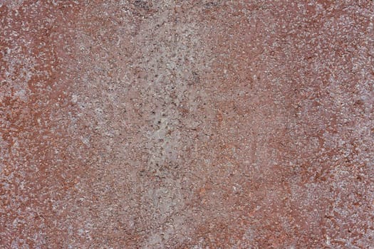 Closeup of texture of old, rusting metal