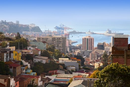 view on Valparaiso, Chile