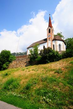 The Lutheran Church At the Foot Of The Italian Alps