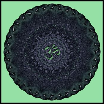 aum symbol - sanscrit sacred symbol