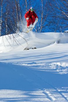 Freeride in Siberia, Russia, november