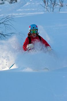 Freeride in Siberia, Russia, november