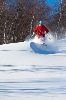 Freeride in Siberia, Russia, november