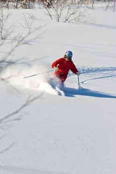 Freeride in Siberia, Russia, november