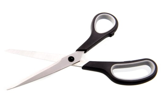 a pair of scissors on a white background