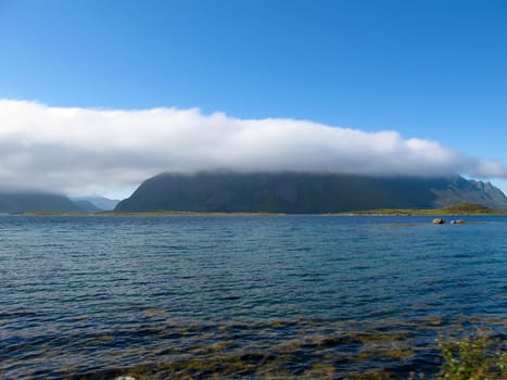 Picturesque landscape at Norway islands