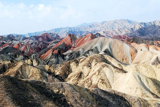 Also known as Yardang landforms  - Filming in China's Gansu