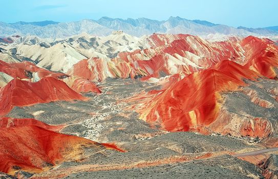 Also known as Yardang landforms  - Filming in China's Gansu