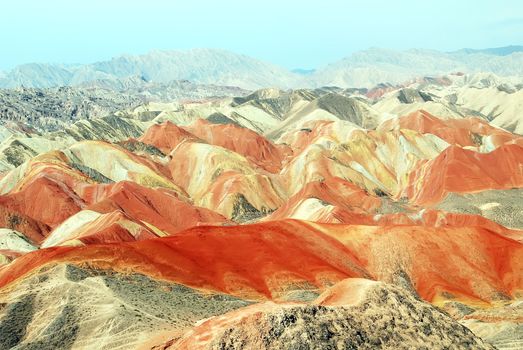 Also known as Yardang landforms  - Filming in China's Gansu