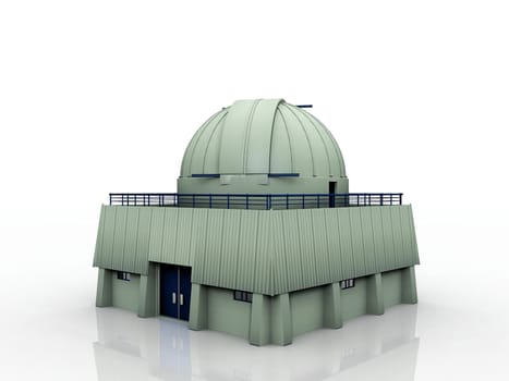 a building containing a telescope