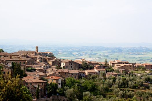 A village in Tuskanian hills
