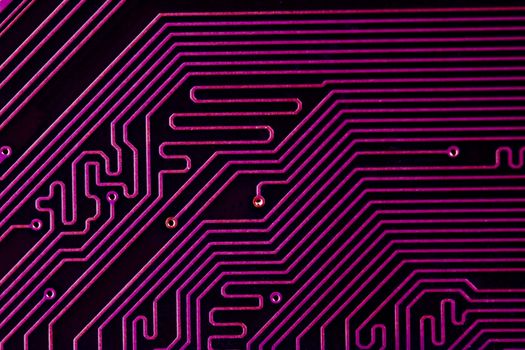 A close up of a computer circuit.