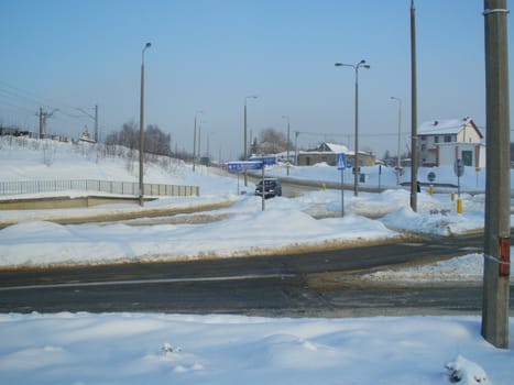 Winter City in Poland 2010