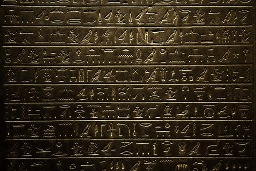 Background of Egyptian hieroglyphic, written on stone