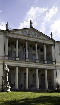 Facade of an Italian Villa in Piemonte, close to Turnin - Italy