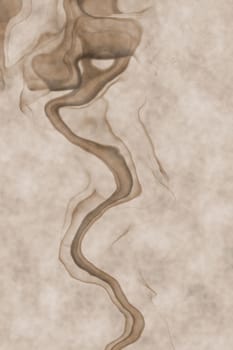 Abstract image of the rising smoke in old style