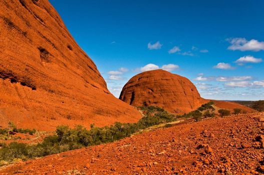 view of Kata Tjuta, australian red center