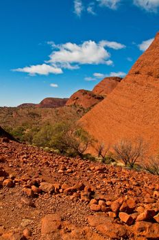 rock of Kata Tjuta, australian red center