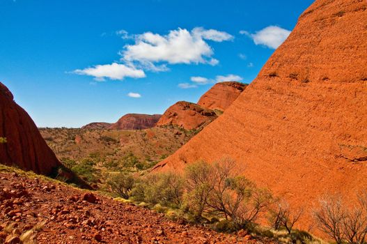 rock of Kata Tjuta, australian red center