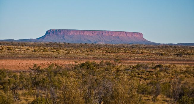 landscape in the red centre, outback australia
