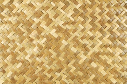 Weaved rattan mat for background use.