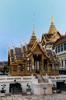 A thai temple in the grand palace area