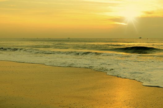 Waves along the cost of bay of bengal