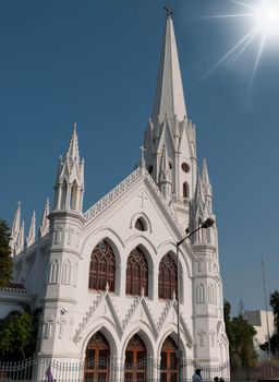 San Thome Basilica Cathedral / Church in Chennai (Madras), Southern India