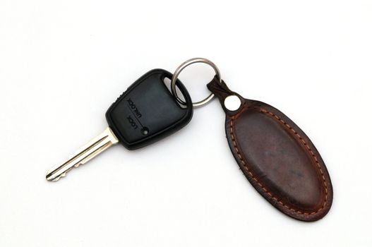 Car key isolated on white back ground