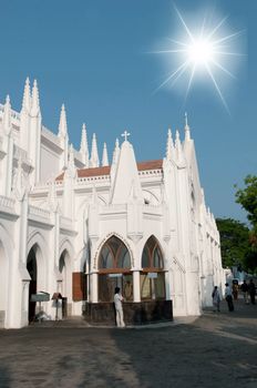 San Thome Basilica Cathedral / Church in Chennai (Madras), Southern India