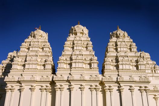 Indian architecture featuring 3 highly detailed towers