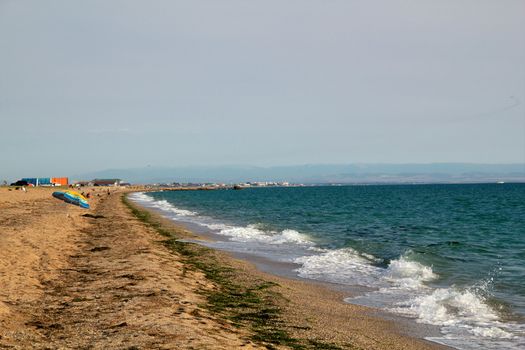 Sandy beach on the Black Sea coast