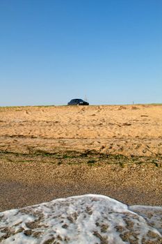 Sandy beach on the Black Sea coast