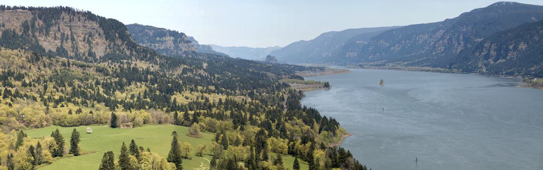 Columbia River Gorge Scenic Area Panorama